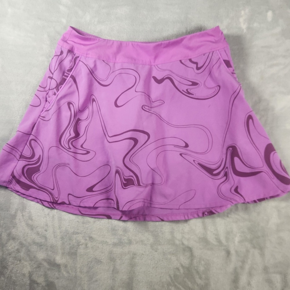 Under Armour Women's Pink Swirl Golf Skort Size M Athleisure Preppy Sports